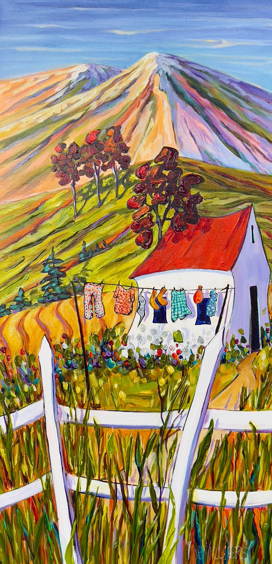 Laundry Day In The Mountains - $1120 - 36